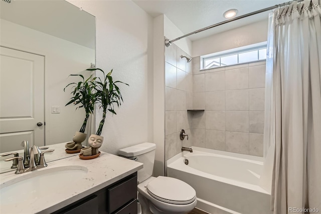 14551 Hudson St, Thornton, CO 80602 - bathroom with shower / bath combo with shower curtain and vanity