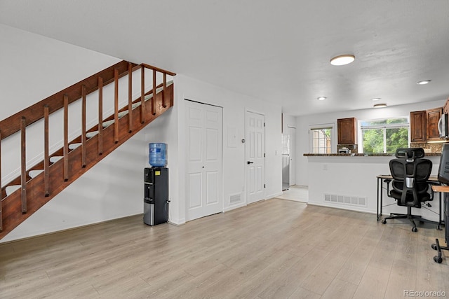 14396 E Temple Pl Unit D, Aurora, CO 80015 - office featuring light wood finished floors, recessed lighting, and baseboards