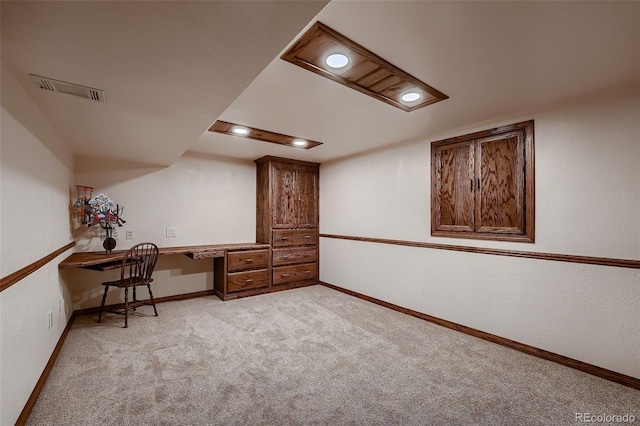 5900 W 62nd Ave, Arvada, CO 80003 - office with built in study area, light carpet, and recessed lighting