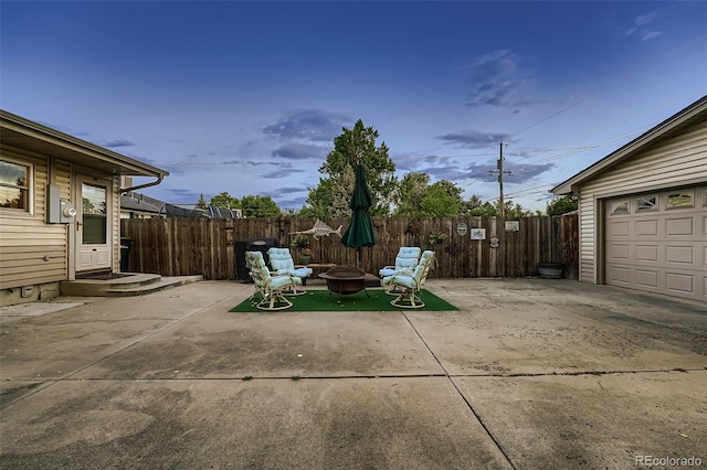 5900 W 62nd Ave, Arvada, CO 80003 - view of patio with an outdoor fire pit