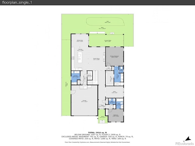 11464 Stonewash St, Littleton, CO 80125 - floor plan / room layout