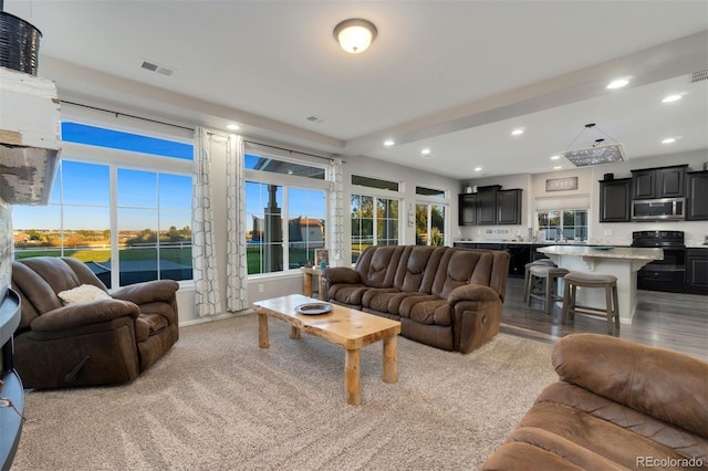 view of living room