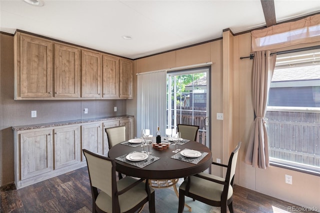 916 Glen Heather Ct, Dacono, CO 80514 - dining room featuring dark wood-style flooring