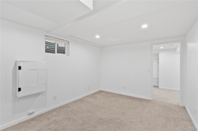 9123 W Arbor Ave, Littleton, CO 80123 - finished below grade area with carpet flooring and recessed lighting