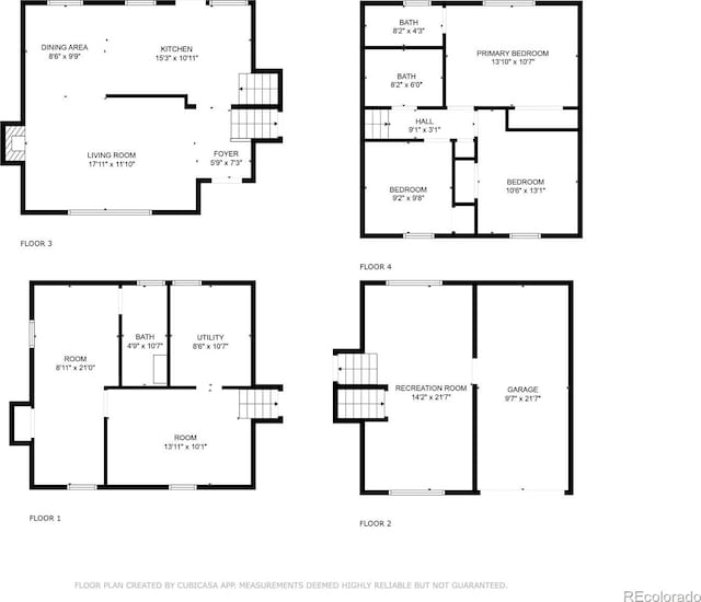 9123 W Arbor Ave, Littleton, CO 80123 - view of property floor plan
