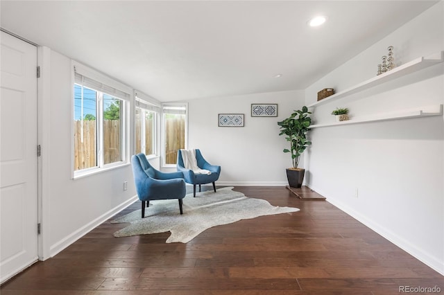 404 S Jasmine St, Denver, CO 80224 - living area with recessed lighting, wood finished floors, and baseboards