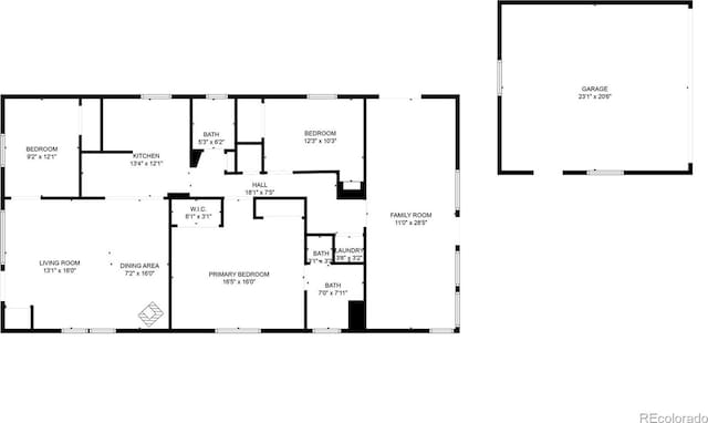 404 S Jasmine St, Denver, CO 80224 - property floor plan