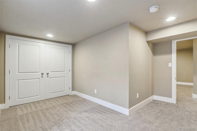 4293 Graham Ct, Boulder, CO 80305 - finished below grade area featuring carpet floors, baseboards, and recessed lighting