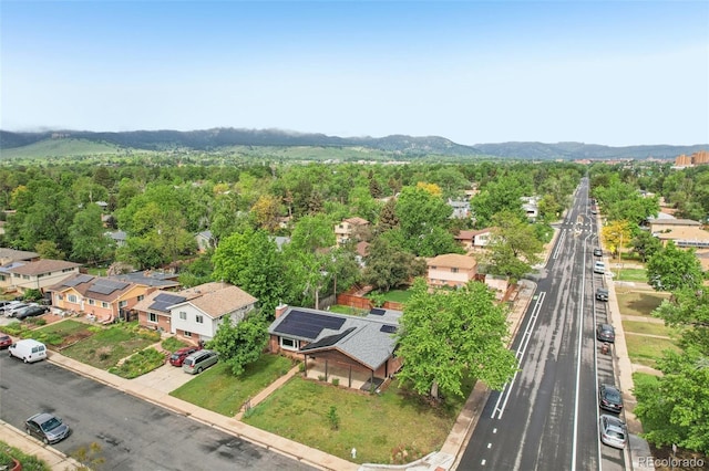 4293 Graham Ct, Boulder, CO 80305 - aerial view of residential area featuring a mountainous background