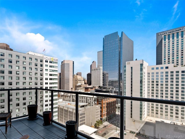 891 14th St Unit 1709, Denver, CO 80202 - balcony with a skyline view