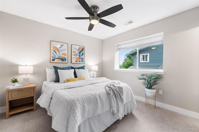 1655 N Yates St, Denver, CO 80204 - carpeted bedroom featuring baseboards and ceiling fan