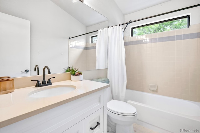 4257 S Andes Way, Aurora, CO 80013 - bathroom featuring vanity and shower / tub combo with curtain