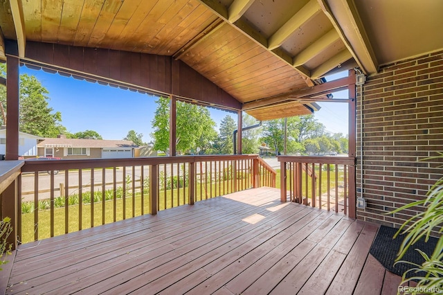 6710 W Nevada Pl, Lakewood, CO 80226 - view of wooden terrace