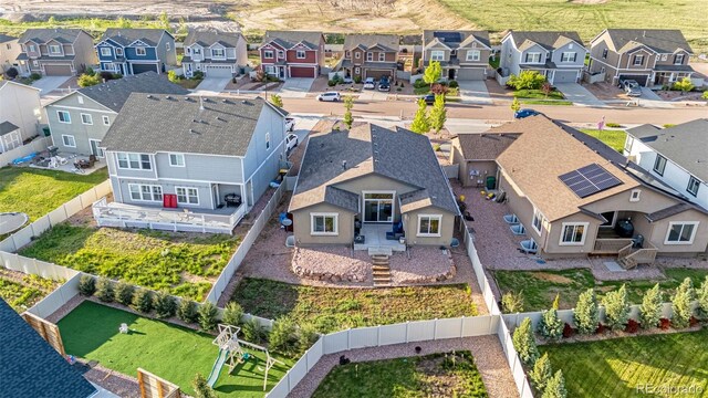 8895 Vanderwood Rd, Colorado Springs, CO 80908 - aerial perspective of suburban area