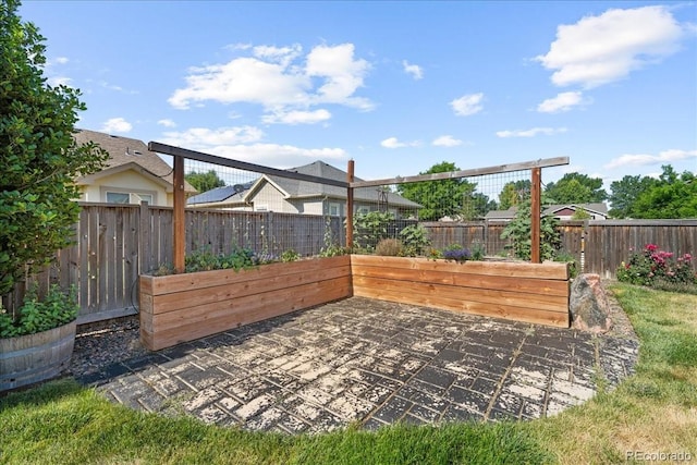 115 Quandary Ave, Berthoud, CO 80513 - fenced backyard with a patio area