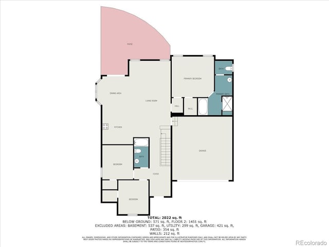 115 Quandary Ave, Berthoud, CO 80513 - view of floor plan / room layout