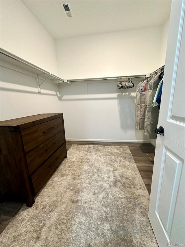 3974 Castle Vista Ln, Castle Rock, CO 80104 - walk in closet featuring wood finished floors