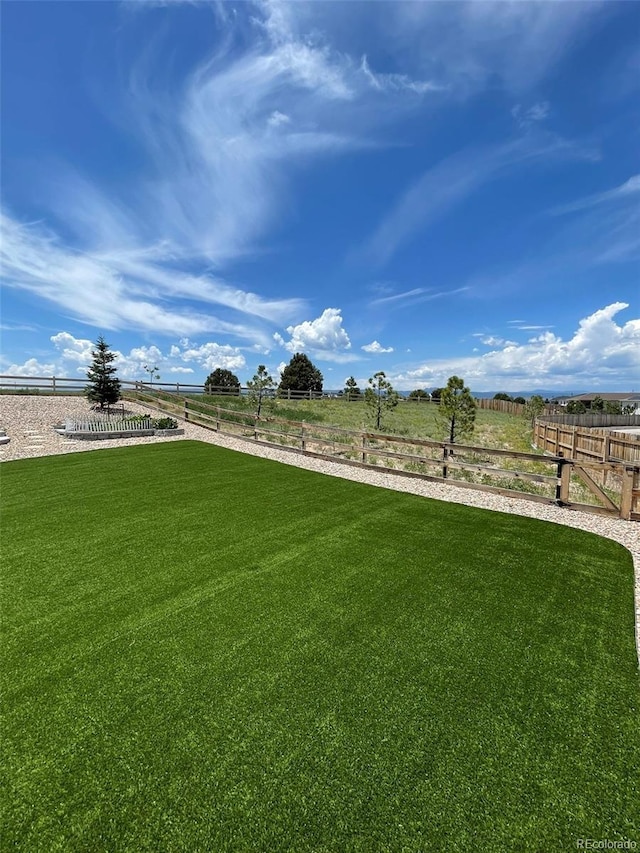 3974 Castle Vista Ln, Castle Rock, CO 80104 - view of yard with a rural view