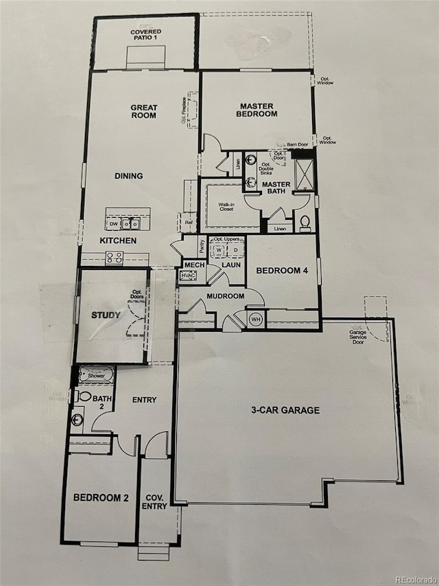 3974 Castle Vista Ln, Castle Rock, CO 80104 - view of home floor plan