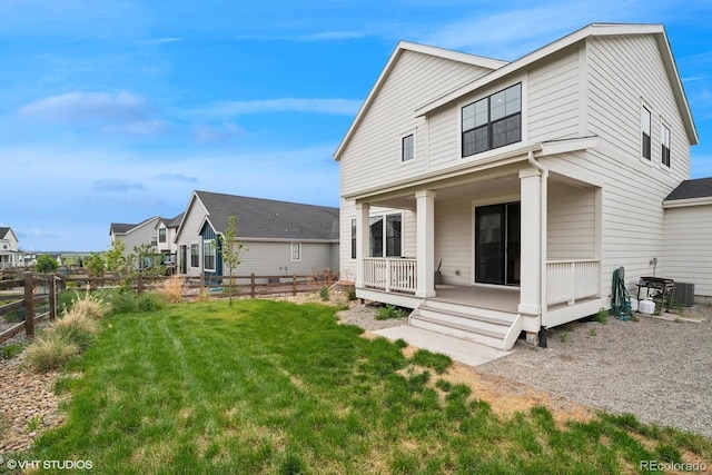 1143 Williams Loop, Elizabeth, CO 80107 - rear view of property with a porch