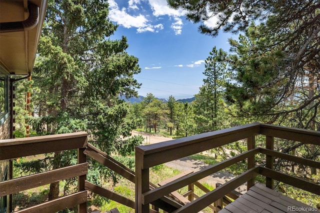 153 Divide View Dr, Golden, CO 80403 - view of wooden deck
