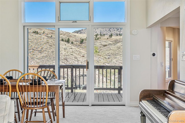 319 Camino Bosque, Boulder, CO 80302 - sunroom featuring a mountain view and healthy amount of natural light