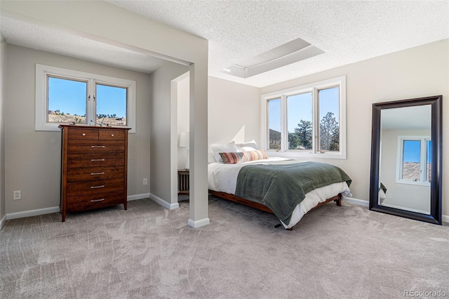 319 Camino Bosque, Boulder, CO 80302 - carpeted bedroom featuring multiple windows and a textured ceiling