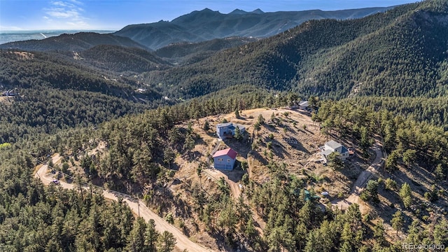 319 Camino Bosque, Boulder, CO 80302 - mountain view with a heavily wooded area