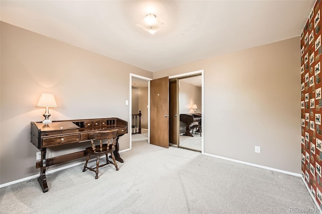 3150 Lane Ct, Boulder, CO 80305 - office area featuring carpet floors and baseboards