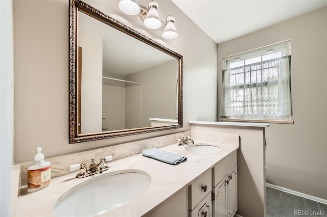3150 Lane Ct, Boulder, CO 80305 - full bathroom with double vanity
