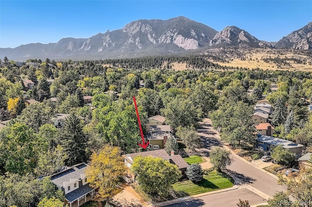 3150 Lane Ct, Boulder, CO 80305 - view of mountain backdrop featuring a forest