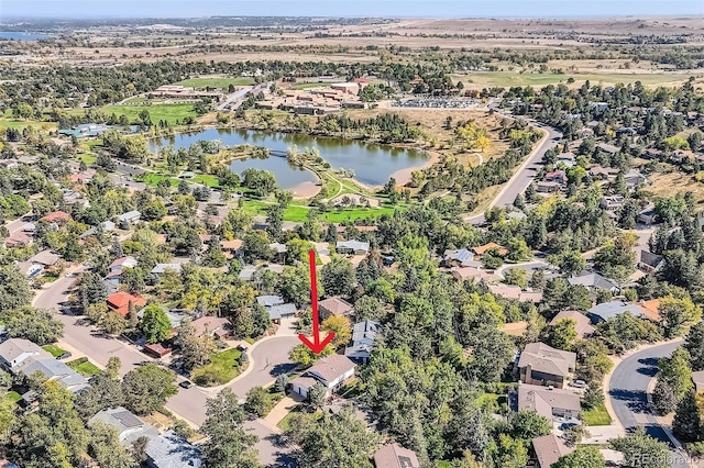 3150 Lane Ct, Boulder, CO 80305 - aerial view of property's location featuring a nearby body of water and nearby suburban area