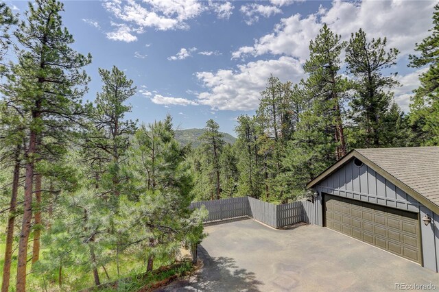 30221 Marge Ln, Evergreen, CO 80439 - exterior space with a forest view and a mountain view