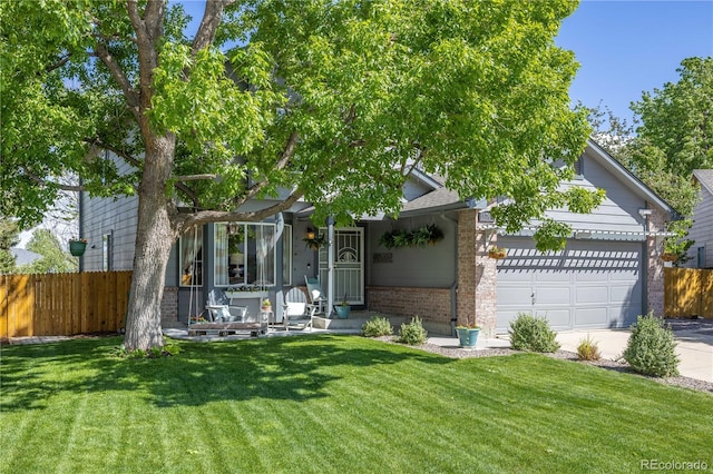 11760 Eudora Ct, Thornton, CO 80233 - view of front of house with brick siding, an attached garage, driveway, and a shingled roof