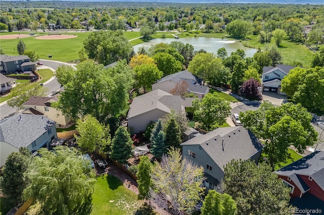 11760 Eudora Ct, Thornton, CO 80233 - aerial perspective of suburban area featuring a nearby body of water