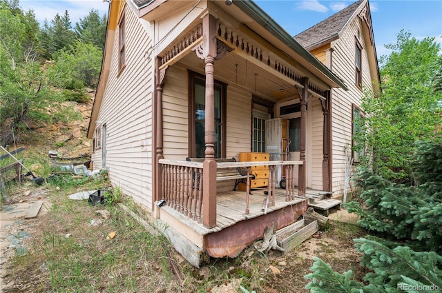 300 Spring St, Central City, CO 80427 - view of property exterior with a wooden deck