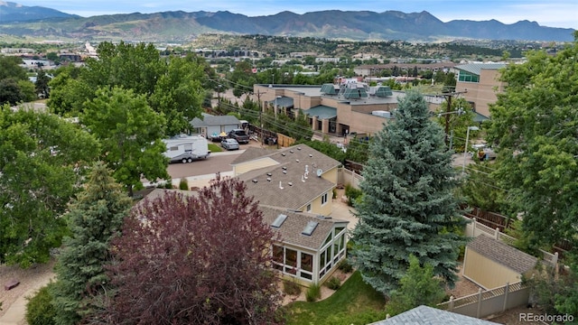 4803 N Weber St, Colorado Springs, CO 80907 - aerial view of a mountainous background
