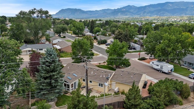 4803 N Weber St, Colorado Springs, CO 80907 - aerial view of residential area with a mountainous background