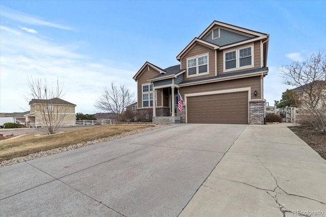 5404 Fawn Ridge Way, Castle Rock, CO 80104 - view of front facade featuring concrete driveway and a garage