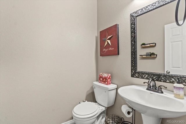 5404 Fawn Ridge Way, Castle Rock, CO 80104 - half bath featuring toilet and a sink