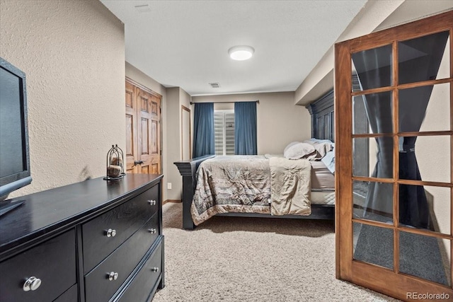 5404 Fawn Ridge Way, Castle Rock, CO 80104 - bedroom featuring carpet floors and a textured wall