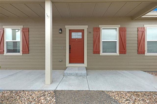 view of entrance to property