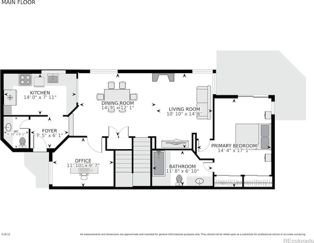5555 E Briarwood Ave Unit 603, Centennial, CO 80122 - view of property floor plan