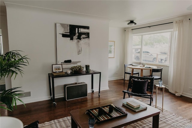 4422 W 27th Ave, Denver, CO 80212 - living room with wood finished floors and baseboards