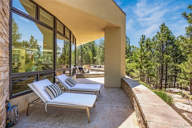 1250 Dolan Dr, Monument, CO 80132 - view of patio