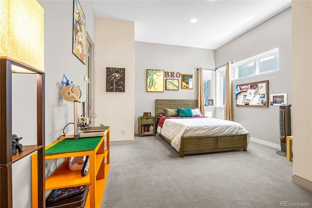 1250 Dolan Dr, Monument, CO 80132 - carpeted bedroom featuring baseboards and recessed lighting