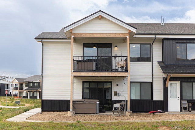 361 Gcr 840 Unit 3, Fraser, CO 80442 - rear view of house with a balcony and a hot tub