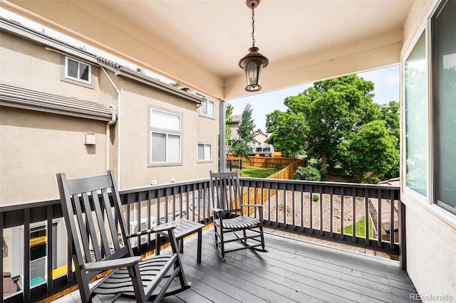 7038 Russell Ct, Arvada, CO 80007 - view of wooden terrace