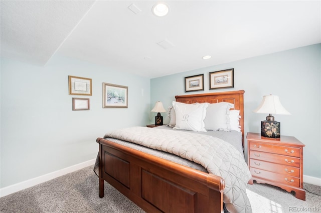 7038 Russell Ct, Arvada, CO 80007 - bedroom featuring carpet floors, baseboards, and recessed lighting