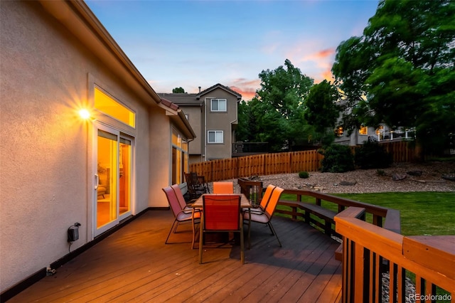 7038 Russell Ct, Arvada, CO 80007 - deck with outdoor dining area